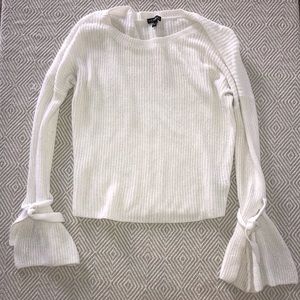 Express white sweater